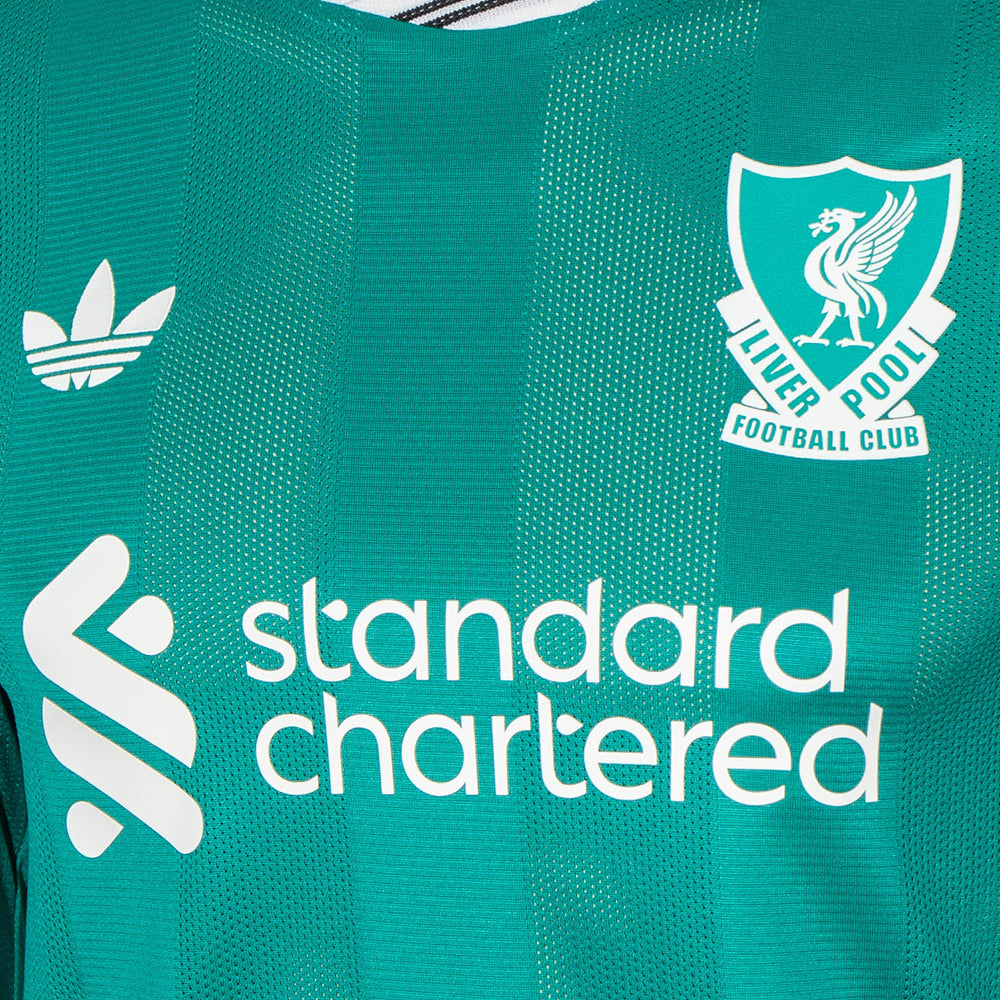 ADIDAS Men's Liverpool FC Third Authentic 2025/26 Long Sleeve Jersey