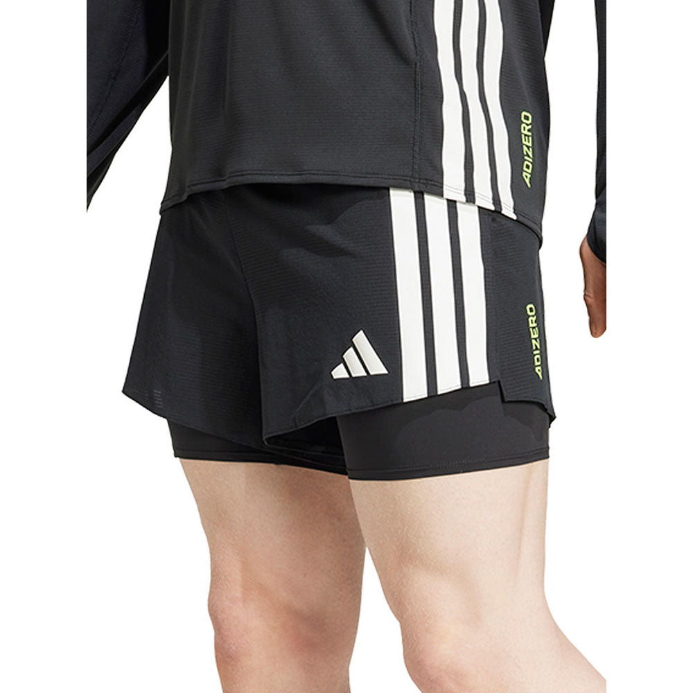 ADIDAS Adizero Running 2-in-1 Gel Pocket Men's Running Shorts