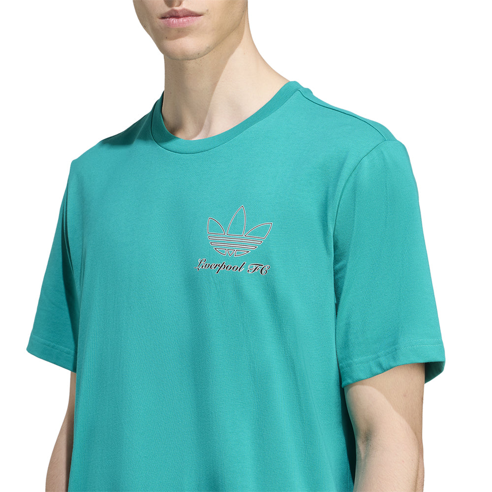 ADIDAS Liverpool FC Terrace Icons Graphic เสื้อยืดฟุตบอลผู้ชาย