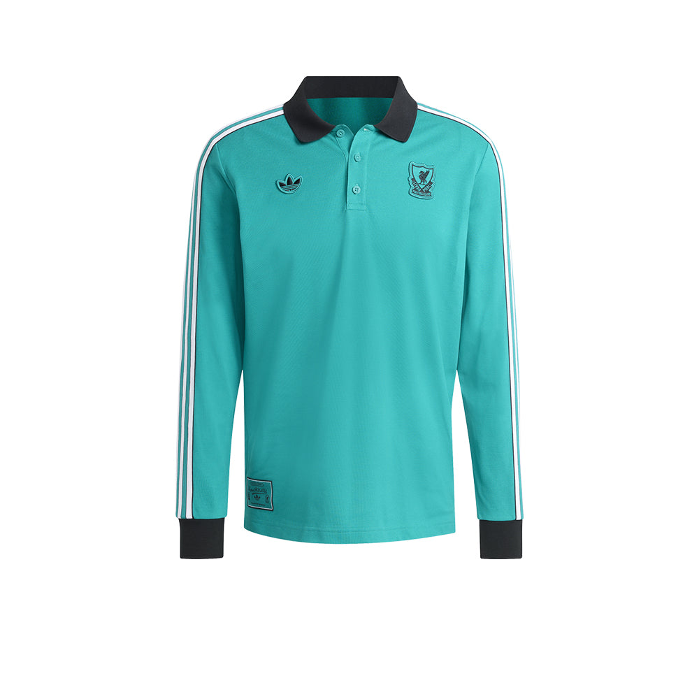 ADIDAS Liverpool FC Terrace Icons Long Sleeve เสื้อโปโลผู้ชาย
