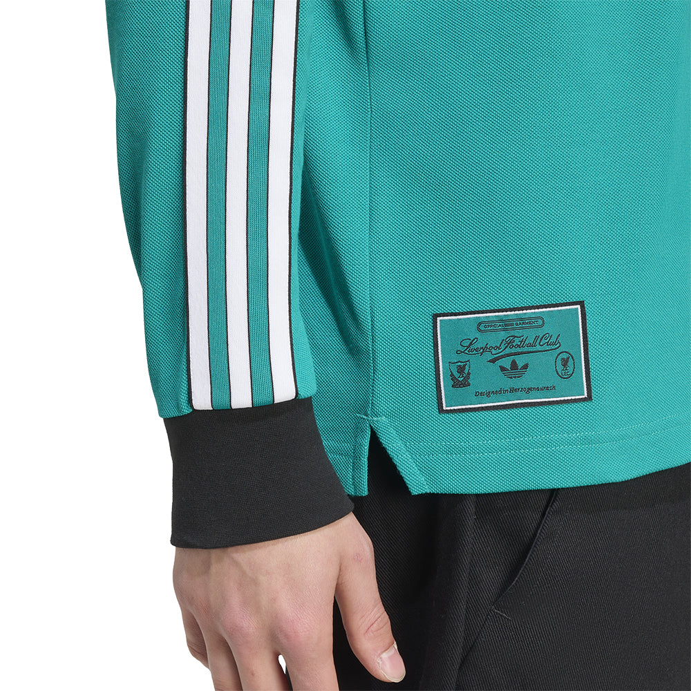 ADIDAS Liverpool FC Terrace Icons Long Sleeve เสื้อโปโลผู้ชาย