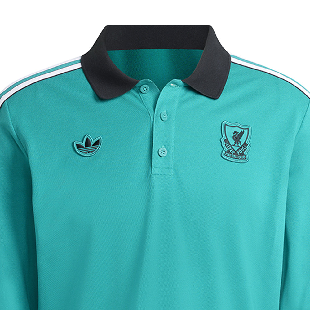 ADIDAS Liverpool FC Terrace Icons Long Sleeve เสื้อโปโลผู้ชาย
