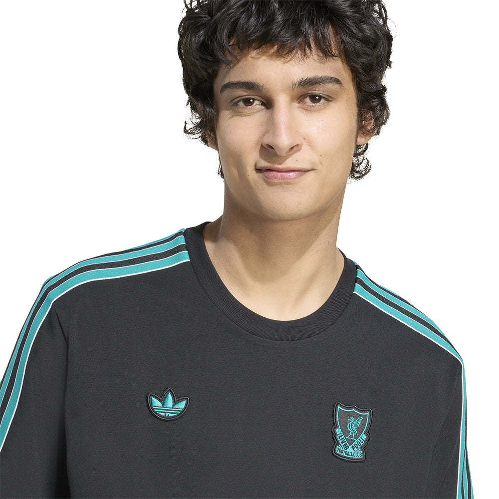 ADIDAS Liverpool FC Terrace Icons เสื้อยืดฟุตบอลผู้ชาย