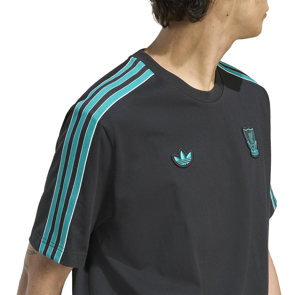 ADIDAS Liverpool FC Terrace Icons เสื้อยืดฟุตบอลผู้ชาย