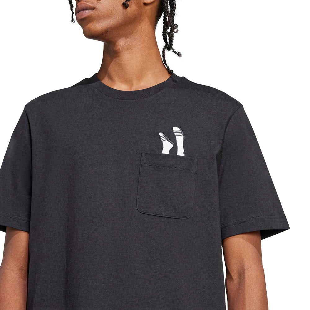 ADIDAS Lounge Slides Graphic Pocket Men's T-Shirt