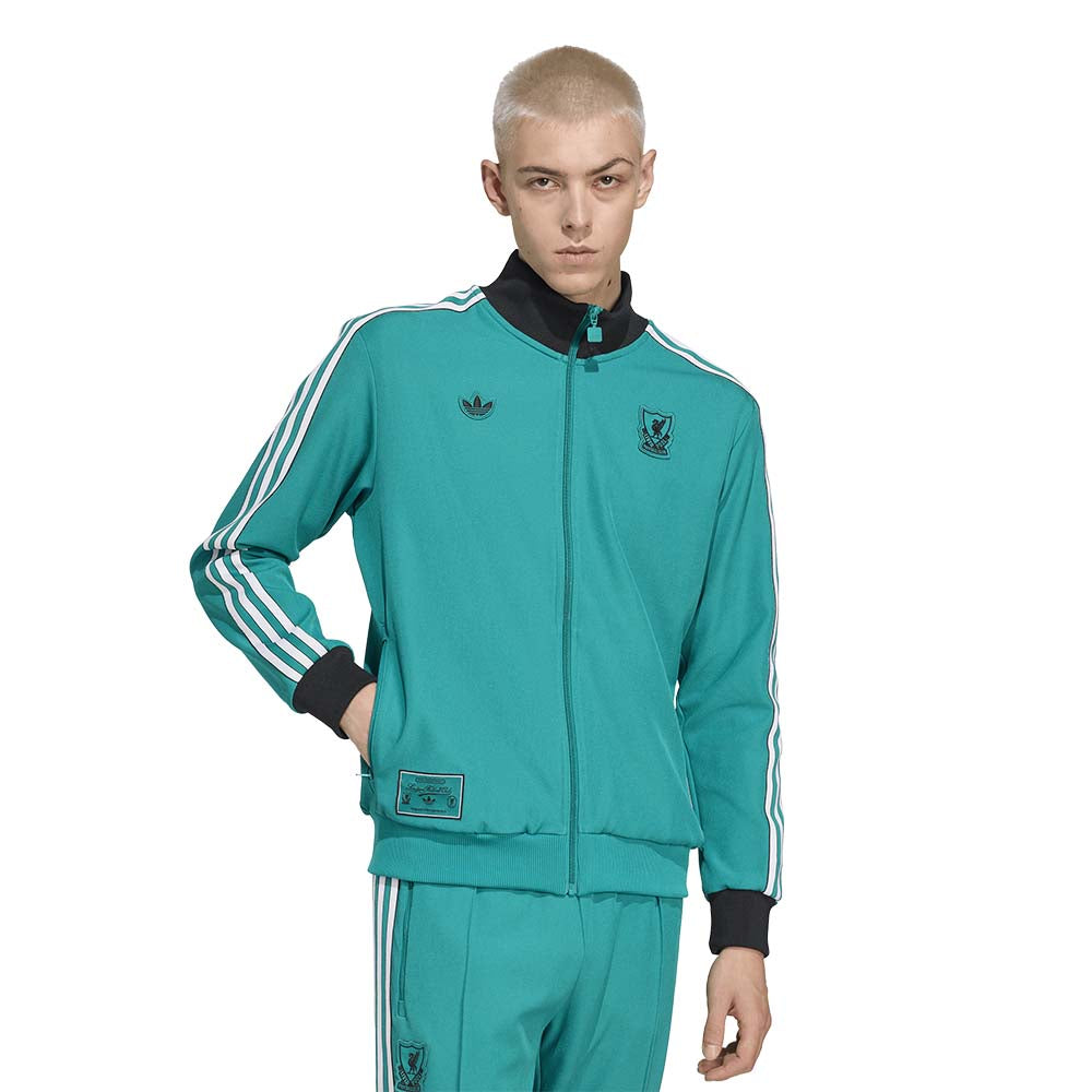 ADIDAS Liverpool FC Terrace Icons Track เสื้อแจ็คเก็ตผู้ชาย