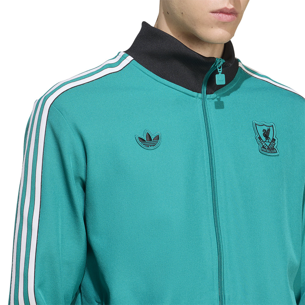 ADIDAS Liverpool FC Terrace Icons Track เสื้อแจ็คเก็ตผู้ชาย