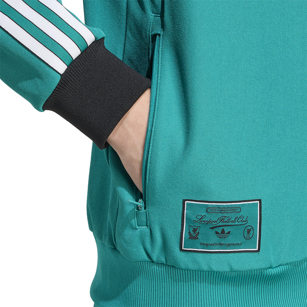 ADIDAS Liverpool FC Terrace Icons Track เสื้อแจ็คเก็ตผู้ชาย