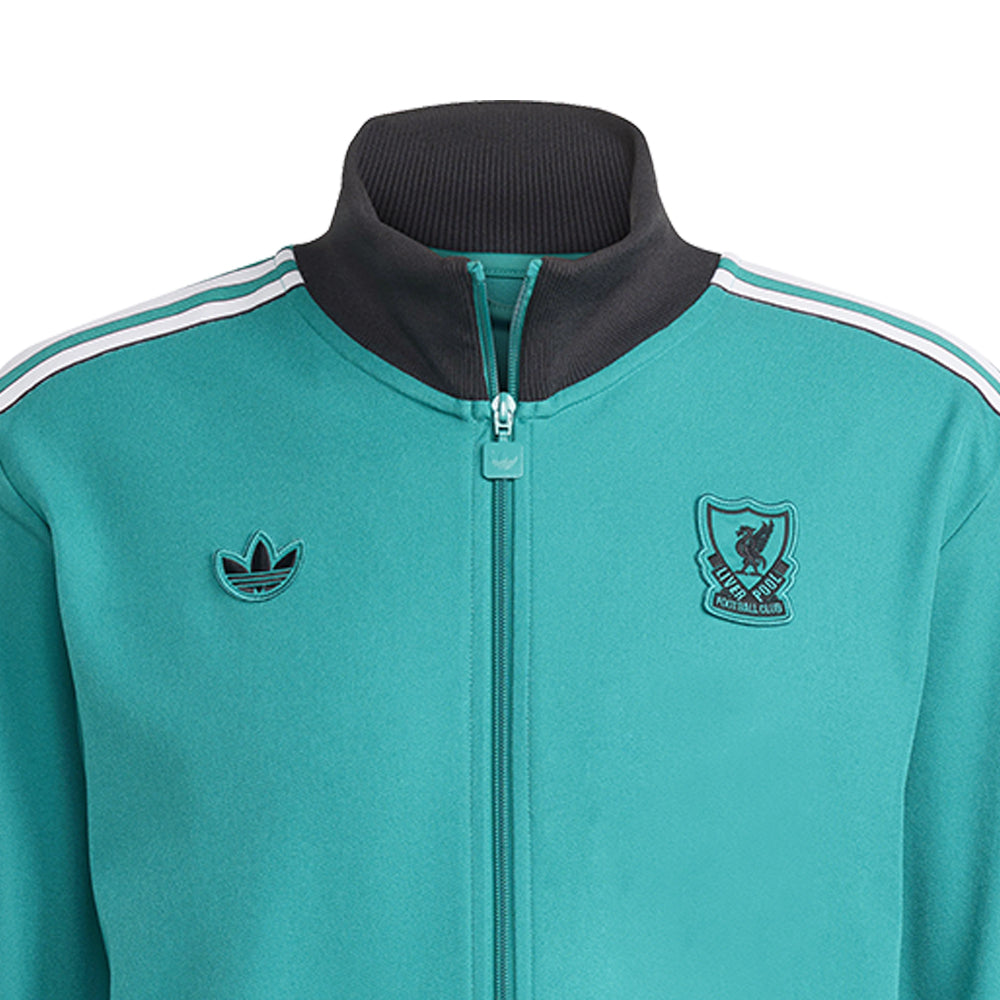 ADIDAS Liverpool FC Terrace Icons Track เสื้อแจ็คเก็ตผู้ชาย