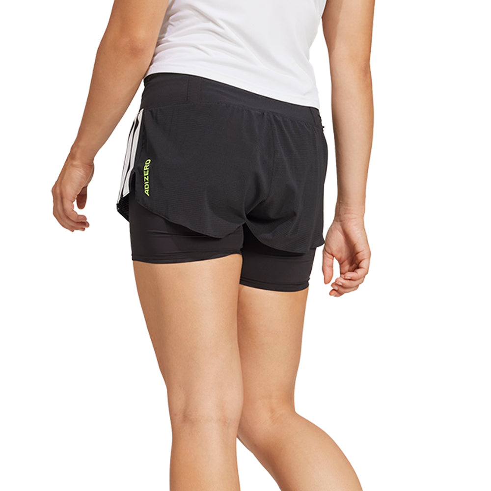 ADIDAS Adizero Running 2-in-1 Gel Pocket Women's Running Shorts