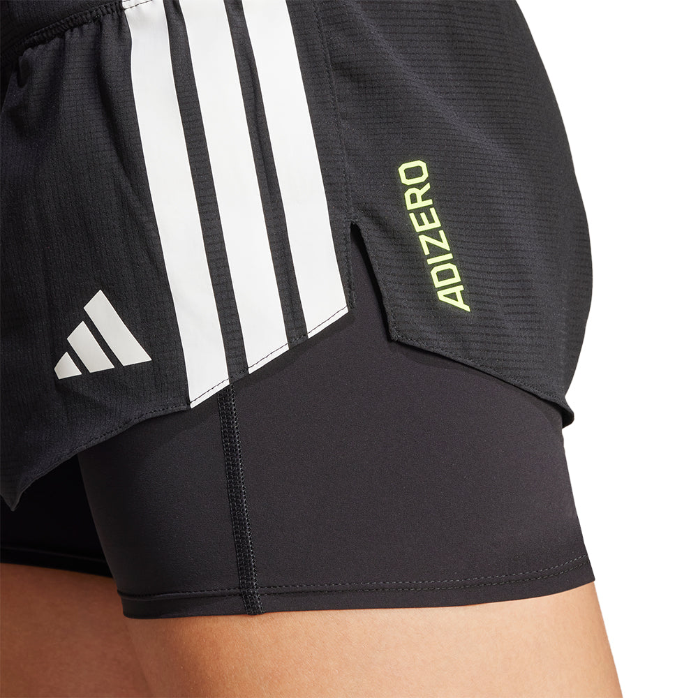 ADIDAS Adizero Running 2-in-1 Gel Pocket Women's Running Shorts