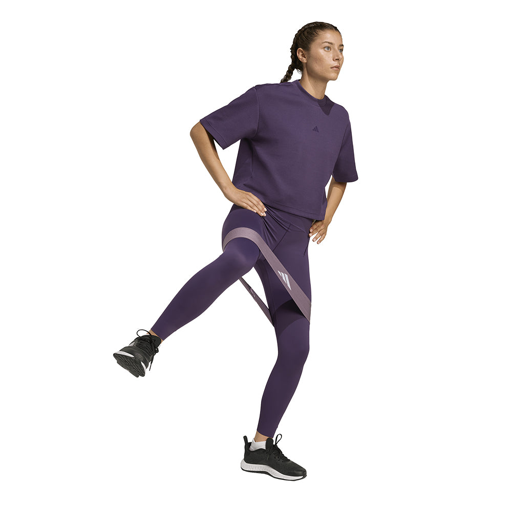 ADIDAS Yoga Motion Waffle Women's Training T-Shirt - Supersports Thailand Supersports Thailand