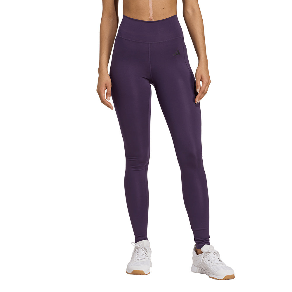 ADIDAS Optimé Essentials Stash Pocket Full-Length กางเกงเลกกิ้งออกกำลังกายผู้หญิง