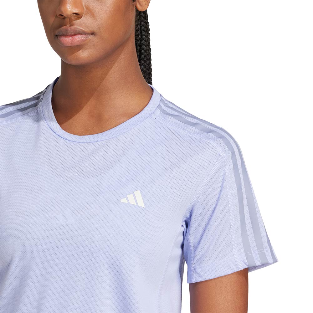 ADIDAS Own The Run 3-Stripes Women's Running T-Shirt