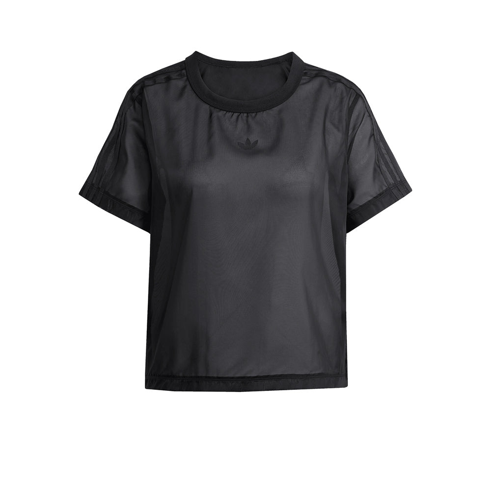 ADIDAS ORIGINALS Adicolor Sheer 3-Stripes เสื้อยืดผู้หญิง