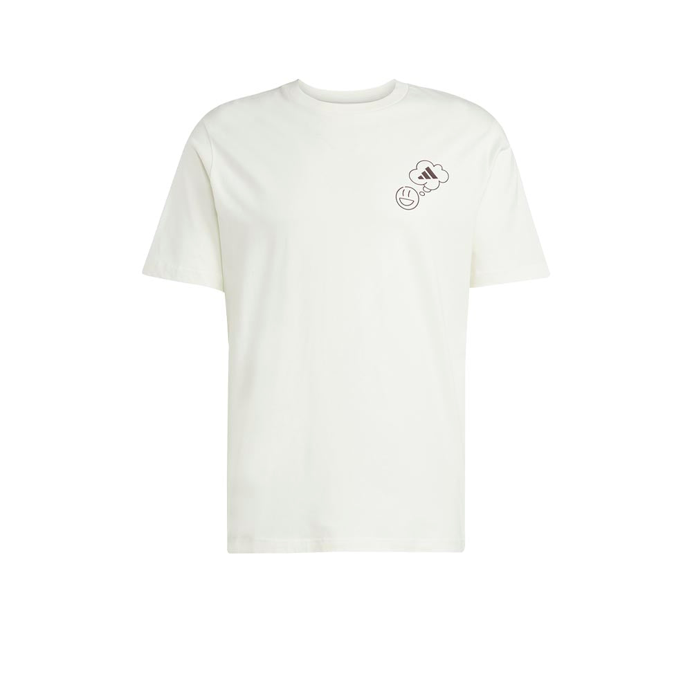 ADIDAS Lounge Verbiage Circle Graphic Men's T-Shirt