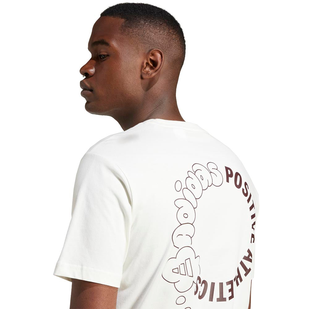 ADIDAS Lounge Verbiage Circle Graphic Men's T-Shirt