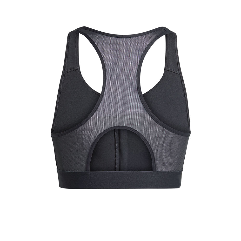 ADIDAS Powerreact Training Medium-Support Zip Bra สปอร์ตบราผู้หญิง