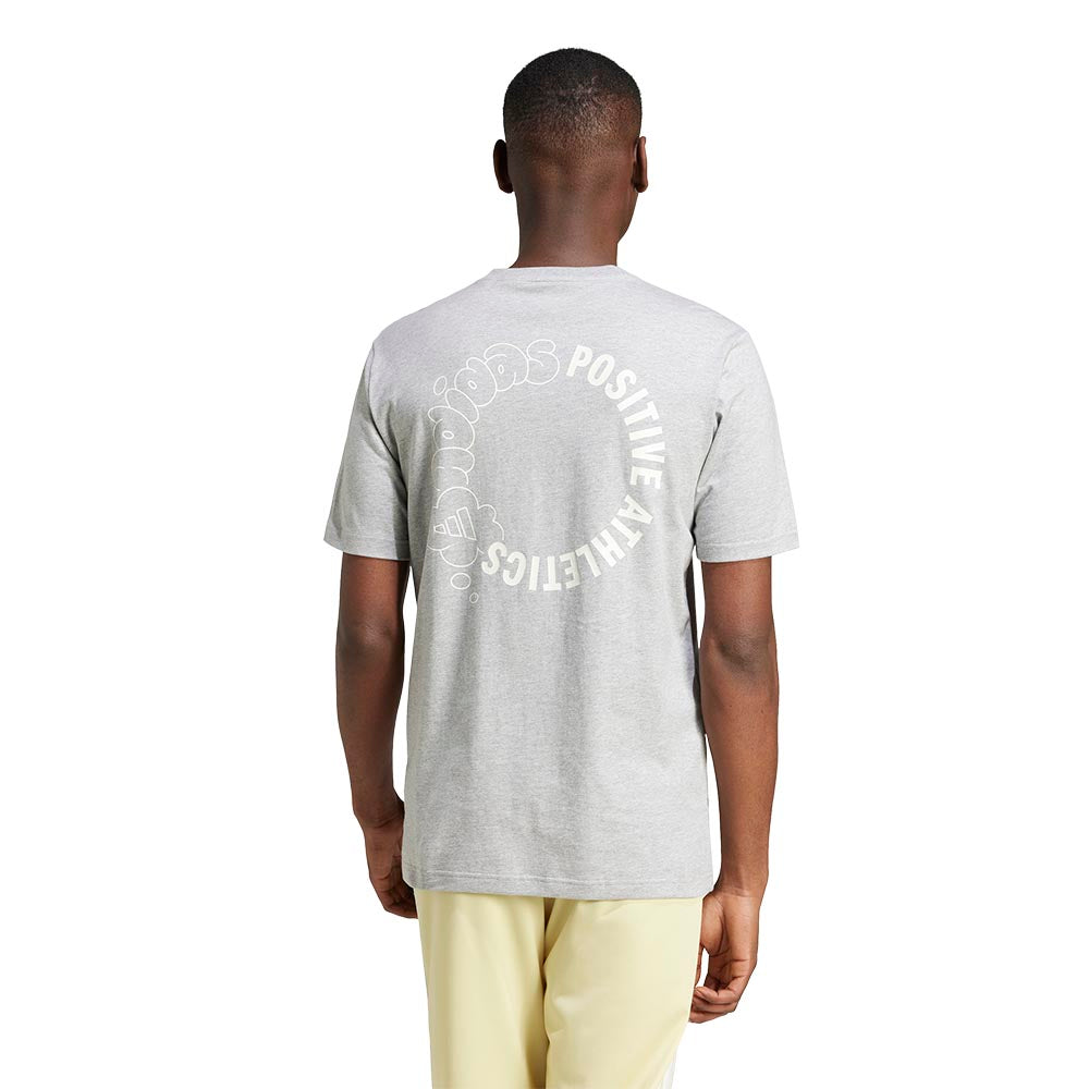 ADIDAS Lounge Verbiage Circle Graphic Men's T-Shirt