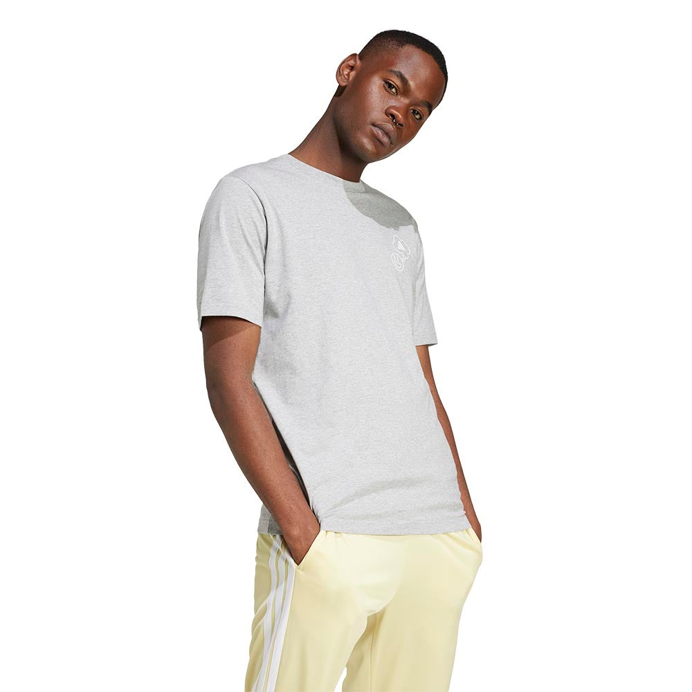 ADIDAS Lounge Verbiage Circle Graphic Men's T-Shirt