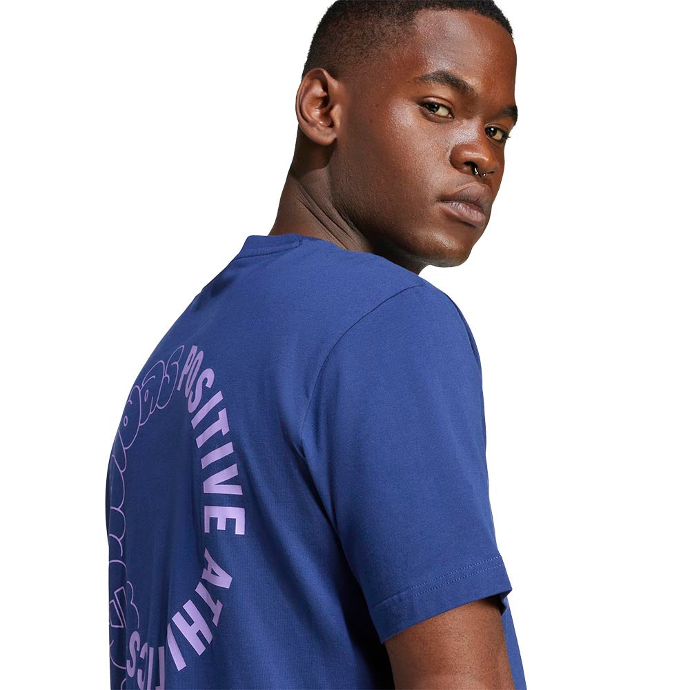 ADIDAS Lounge Verbiage Circle Graphic Men's T-Shirt