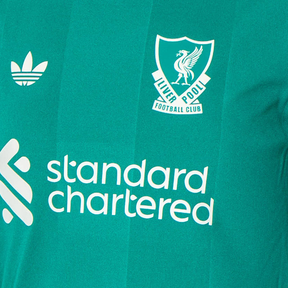 ADIDAS ชุดเซ็ตเสื้อแข่งเด็กทีมลิเวอร์พูล ชุดที่สาม ฤดูกาล 2025/26