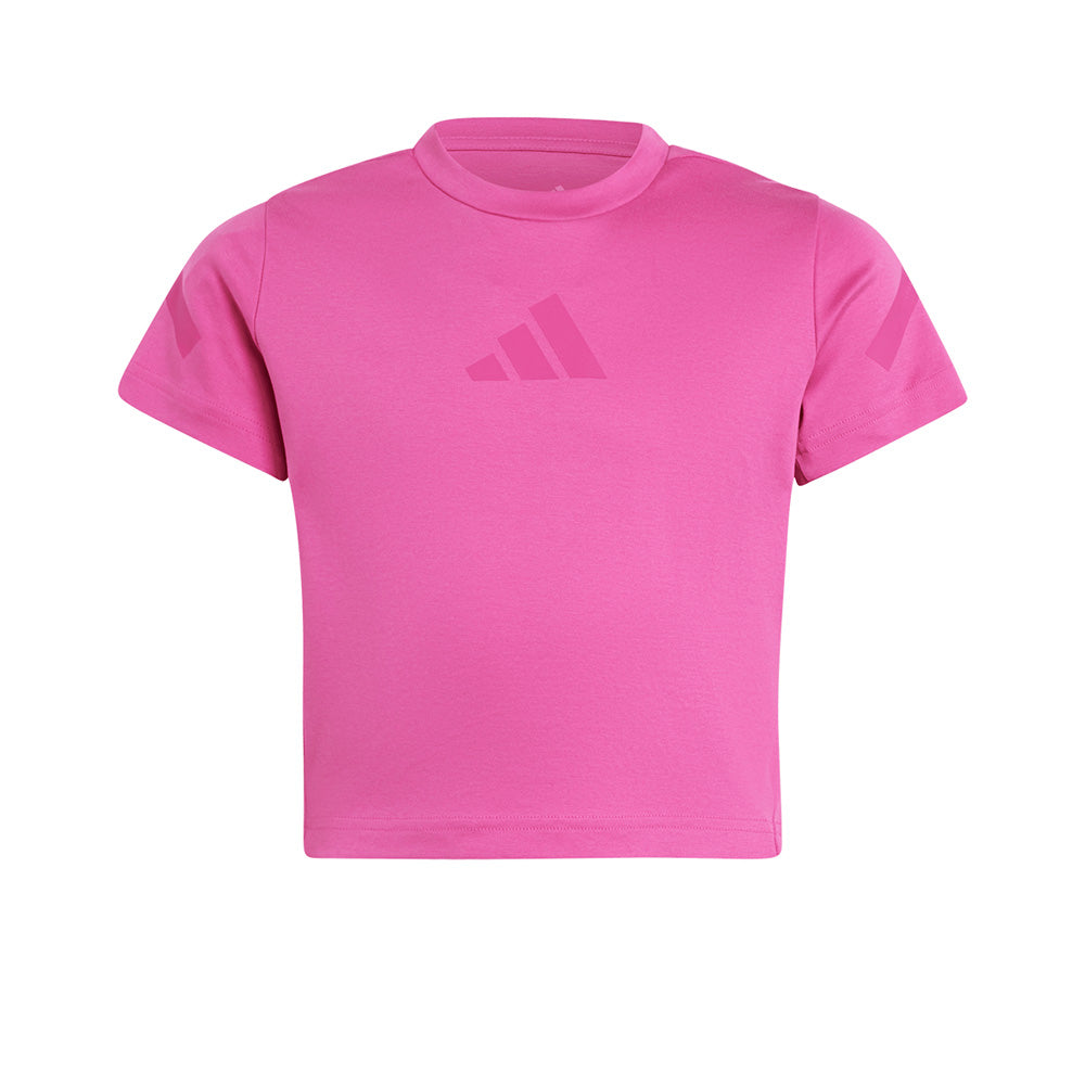 ADIDAS Z.N.E. Fitted Crop เสื้อยืดเด็กผู้หญิง