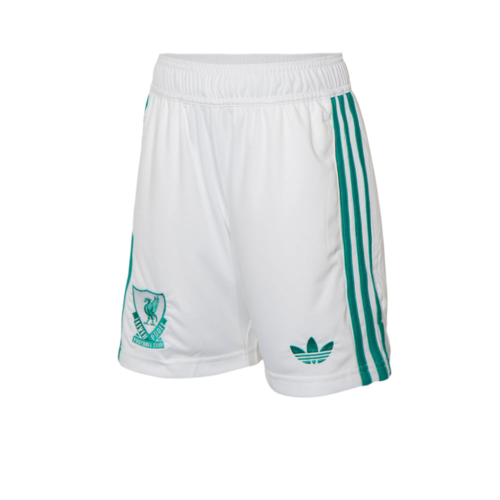 ADIDAS กางเกงฟุตบอลขาสั้นเด็กทีมลิเวอร์พูล ชุดที่สาม ฤดูกาล 2025/26