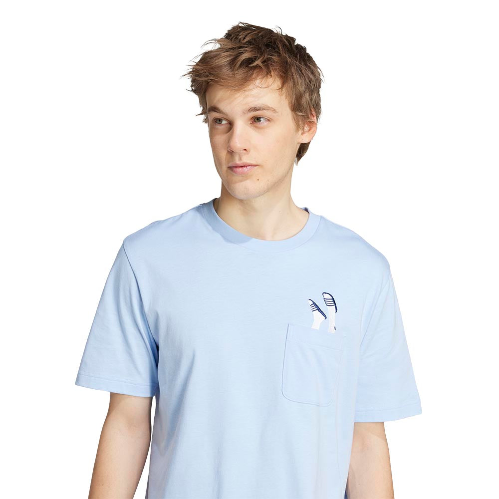 ADIDAS Lounge Slides Graphic Pocket Men's T-Shirt