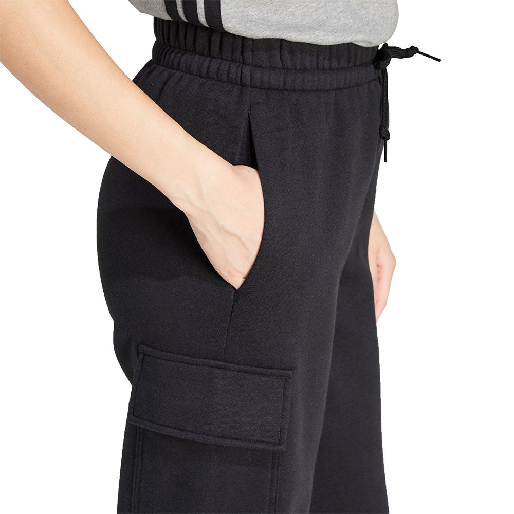 ADIDAS Essentials Linear Fleece Cargo Joggers กางเกงลำลองขายาวผู้หญิง