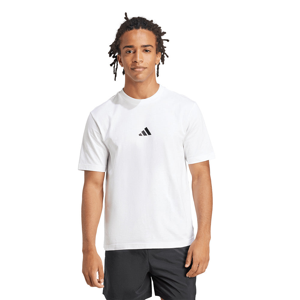 ADIDAS Essentials Small Logo Single Jersey เสื้อยืดผู้ชาย