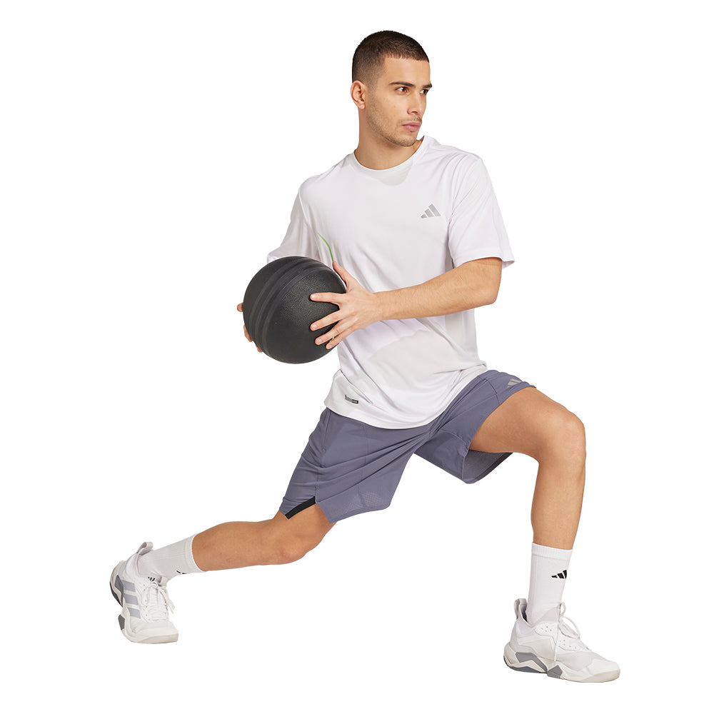 ADIDAS Designed for Training HIIT Workout HEAT.RDY กางเกงออกกำลังกายขาสั้นผู้ชาย