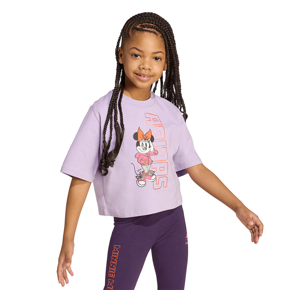 ADIDAS Disney Minnie Mouse เสื้อยืดเด็ก