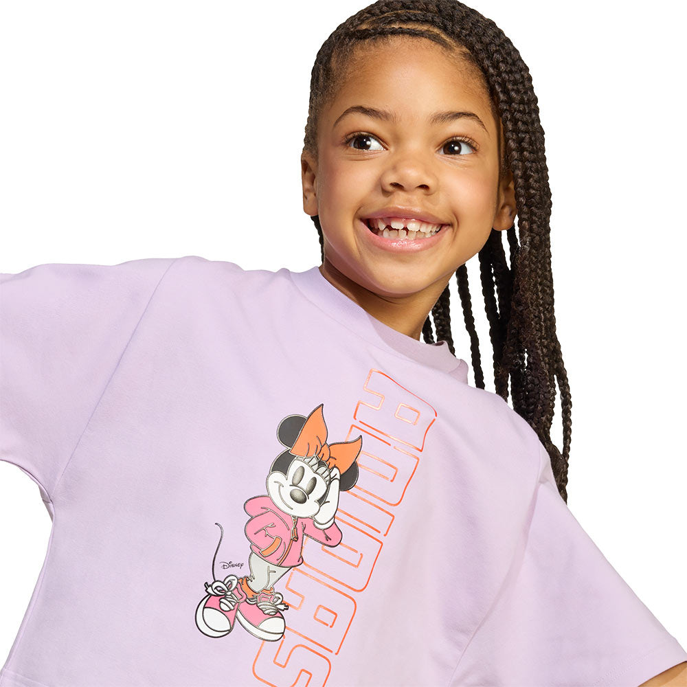 ADIDAS Disney Minnie Mouse เสื้อยืดเด็ก