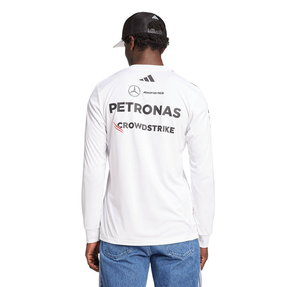 ADIDAS เสื้อแข่งรถแขนยาวผู้ชายทีม Mercedes - AMG Petronas Formula One