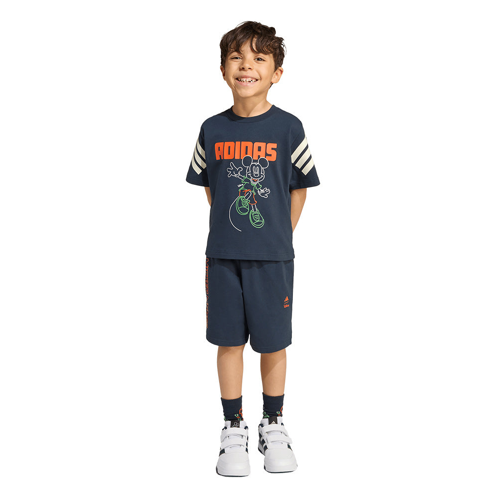 ADIDAS Disney Mickey Mouse Tee ชุดเซ็ตเด็ก