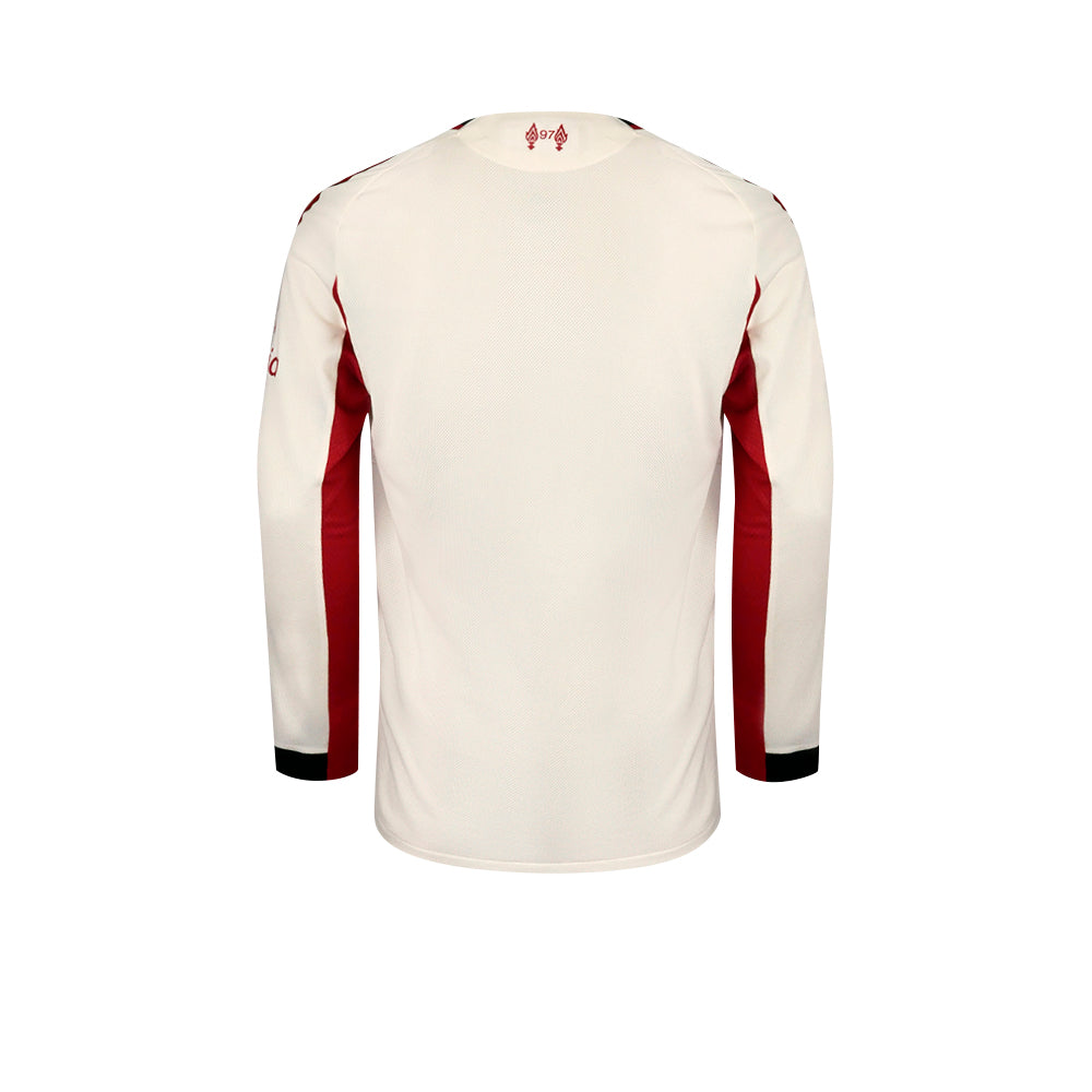 ADIDAS เสื้อแข่งผู้ชายแขนยาวทีมลิเวอร์พูล ชุดเยือน เกรด Authentic ฤดูกาล 2025/26