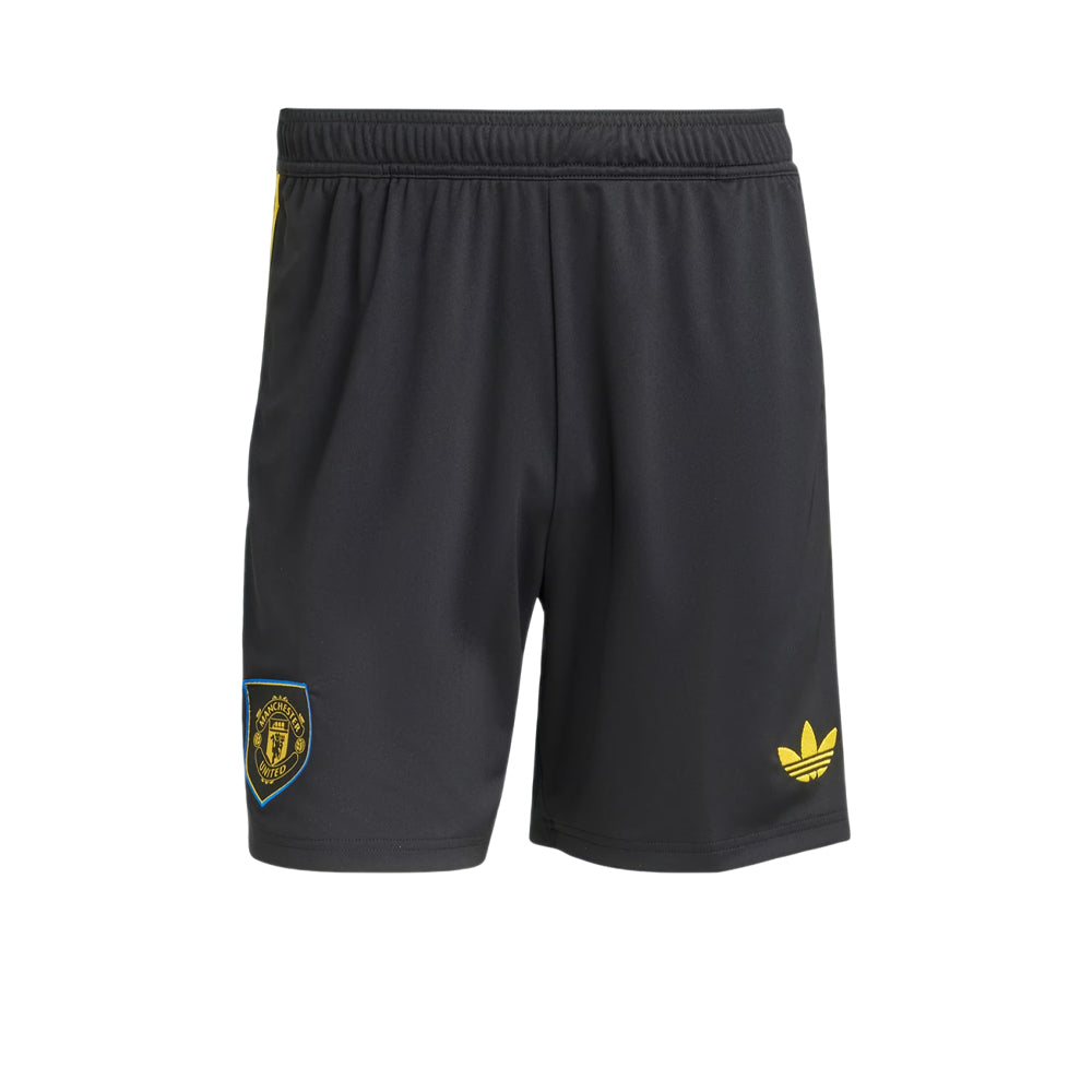 ADIDAS กางเกงฟุตบอลผู้ชายทีมแมนเชสเตอร์ ยูไนเต็ด ชุดที่สาม ฤดูกาล 2025/26