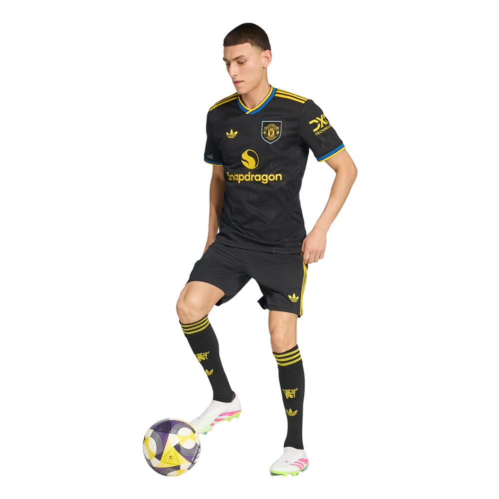 ADIDAS กางเกงฟุตบอลผู้ชายทีมแมนเชสเตอร์ ยูไนเต็ด ชุดที่สาม ฤดูกาล 2025/26