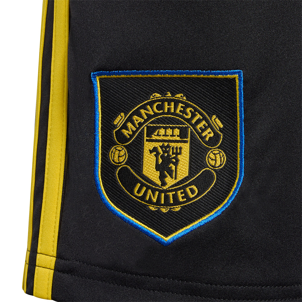 ADIDAS กางเกงฟุตบอลเด็กทีมแมนเชสเตอร์ ยูไนเต็ด ชุดที่สาม ฤดูกาล 2025/26