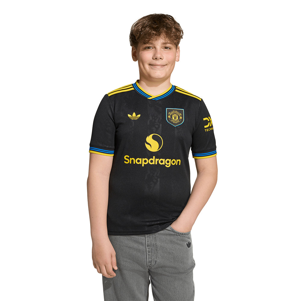 ADIDAS เสื้อแข่งเด็กทีมแมนเชสเตอร์ ยูไนเต็ด ชุดที่สาม ฤดูกาล 2025/26