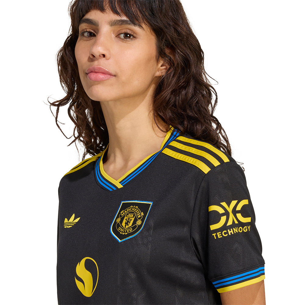 ADIDAS เสื้อแข่งผู้หญิงทีมแมนเชสเตอร์ ยูไนเต็ด ชุดที่สาม ฤดูกาล 2025/26