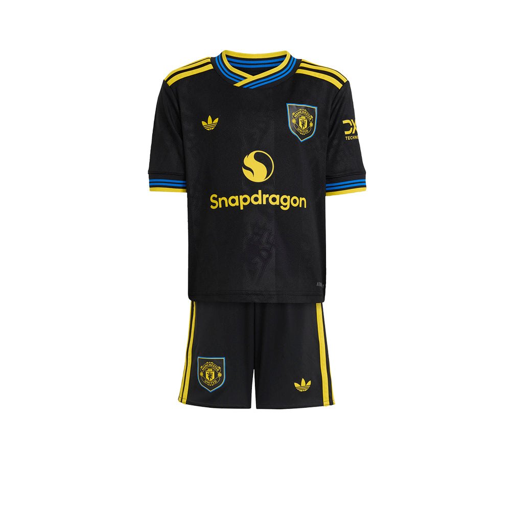 ADIDAS ชุดเซ็ตแข่งเด็กทีมแมนเชสเตอร์ ยูไนเต็ด ชุดที่สาม ฤดูกาล 2025/26