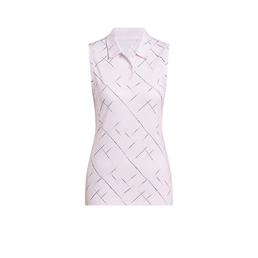 ADIDAS Ultimate365 Printed Sleeveless Women's Golf Polo Shirt