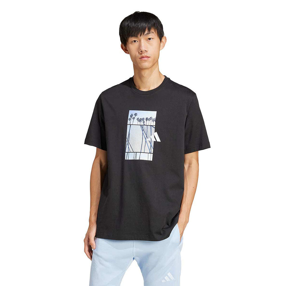 ADIDAS Lens Elevated Graphic เสื้อยืดผู้ชาย