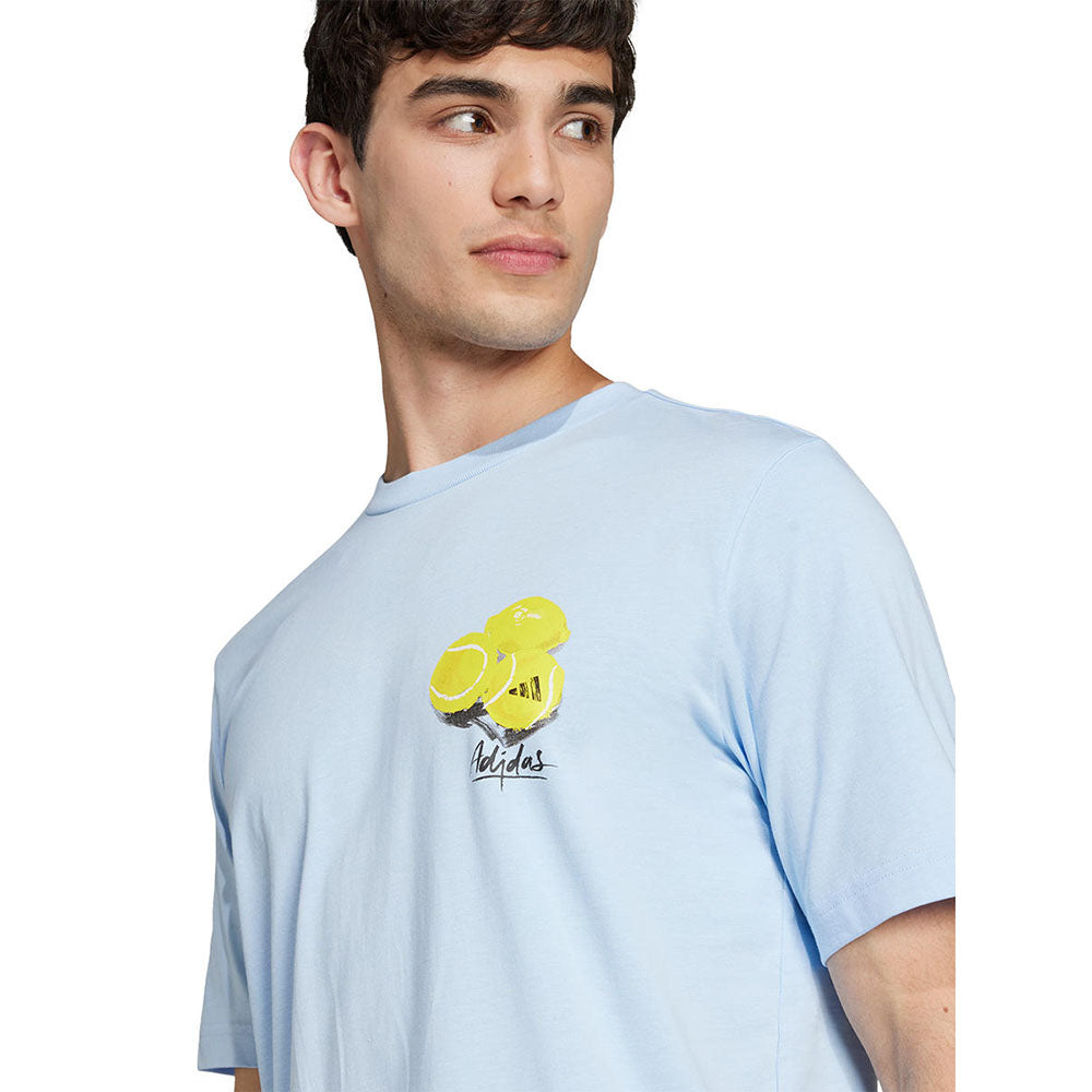ADIDAS Lounge Still Life Lemons Graphic Men's T-Shirt