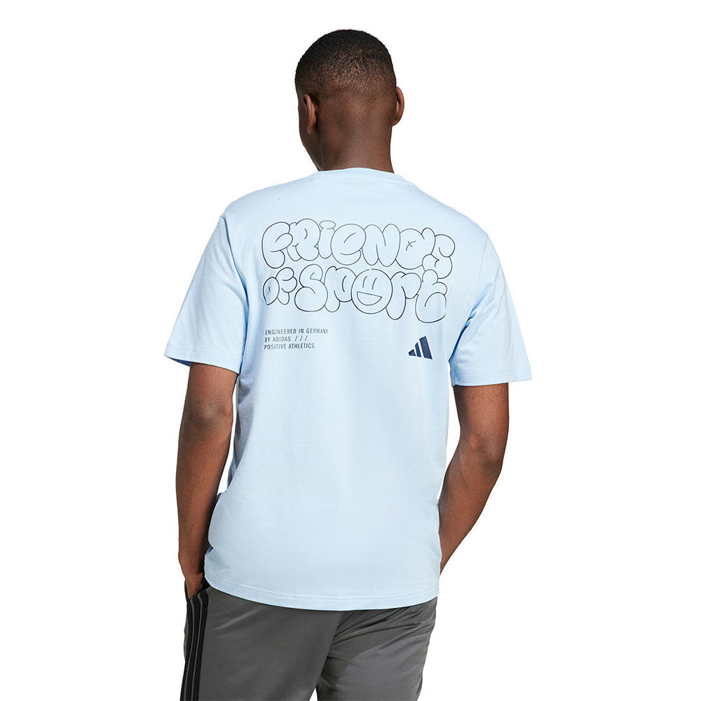 ADIDAS Lounge Verbiage Friends of Sport Graphic เสื้อยืดผู้ชาย