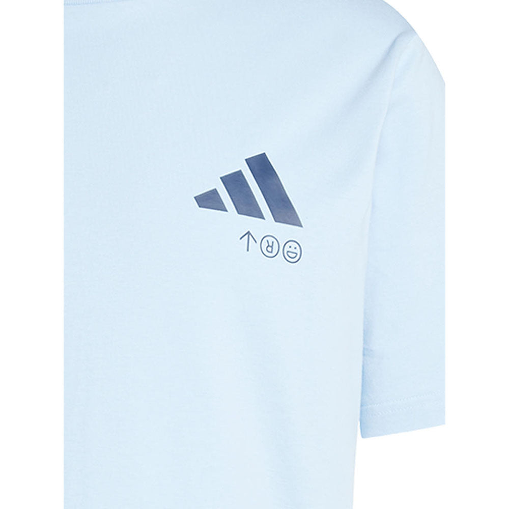 ADIDAS Lounge Verbiage Friends of Sport Graphic เสื้อยืดผู้ชาย