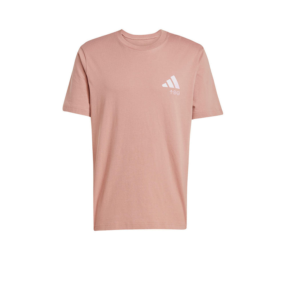 ADIDAS Lounge Verbiage Friends of Sport Graphic เสื้อยืดผู้ชาย