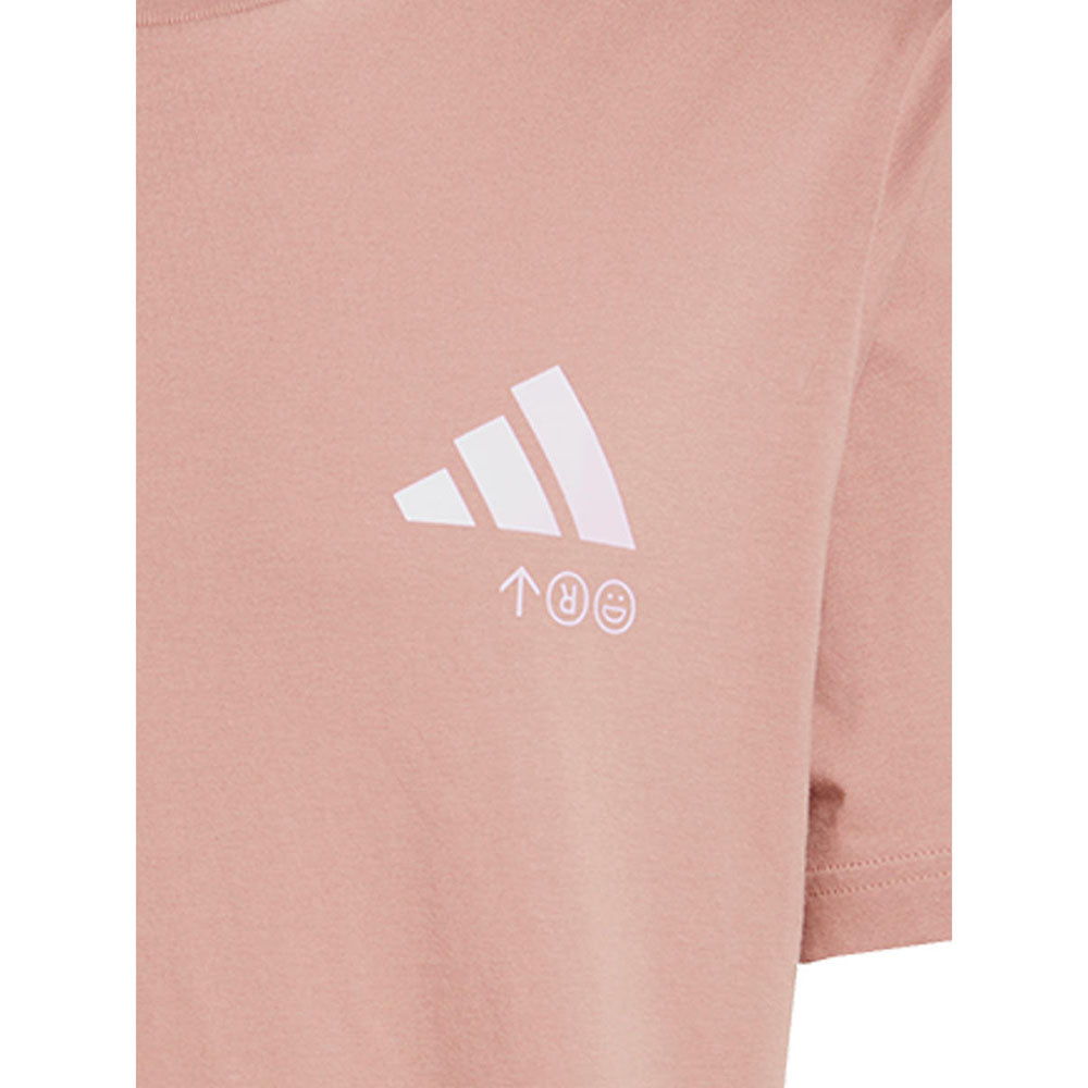 ADIDAS Lounge Verbiage Friends of Sport Graphic เสื้อยืดผู้ชาย